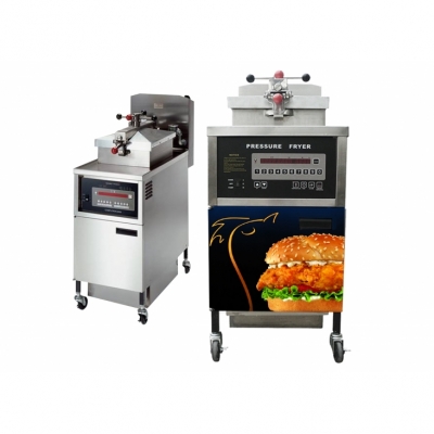 Friteuse Pression / Pressure Fryer Digitale GAZ Avec Pompe A Huile